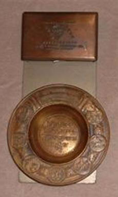 Northern London 1936 100th Anniversary brass ash t