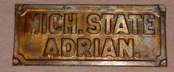 Michigan State Insurance Company, Adrian, Michigan