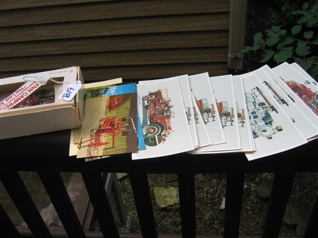 Fire Engine Cards with Envelopes and Post Cards.