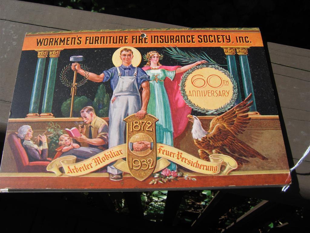 Workmens Furniture Fire Insurance Society 60th Ann