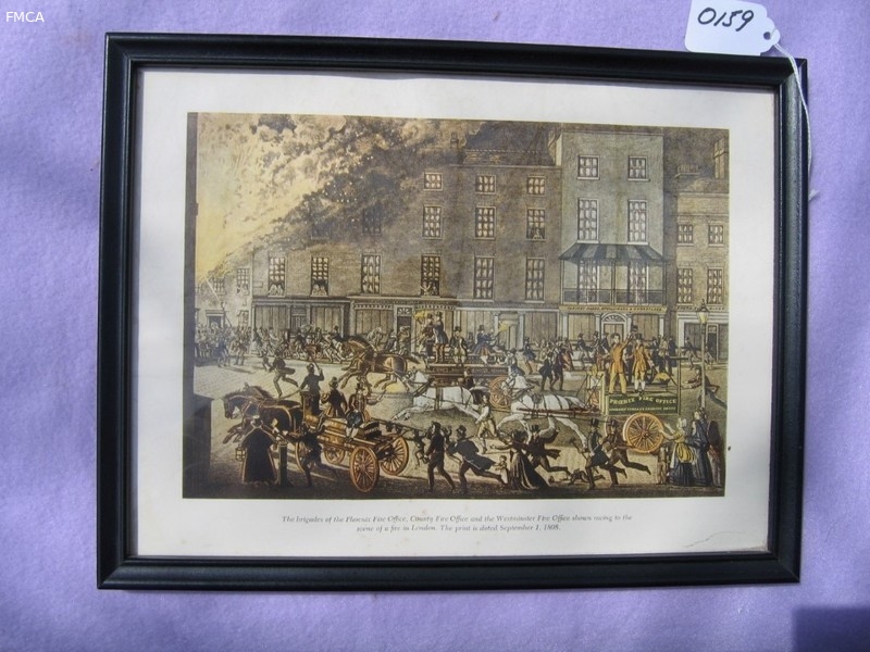 Picture. 12 1/2x9 5/8. Framed with Glass. Copy of