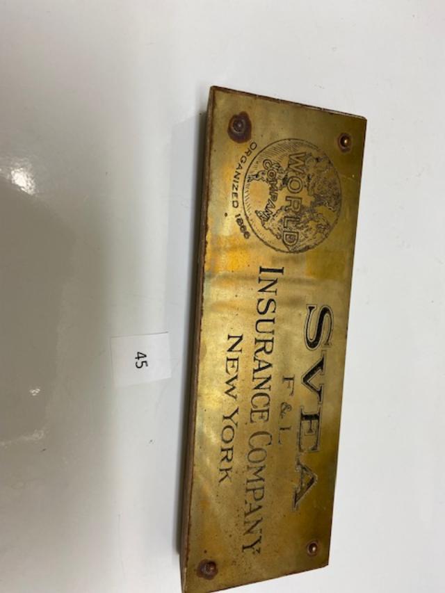 SVEA Desk Sign
