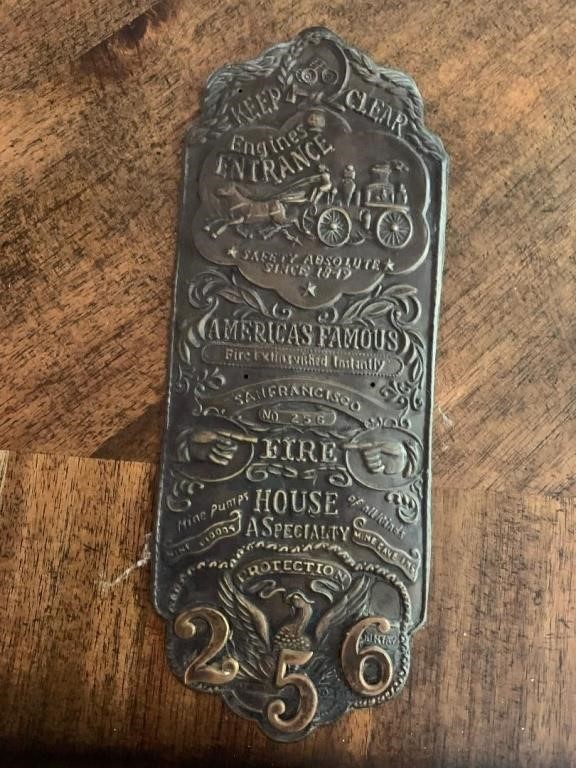 Plaque, SFFD