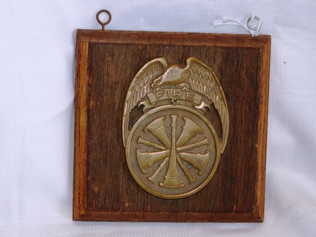 Plaque, Fire Chief