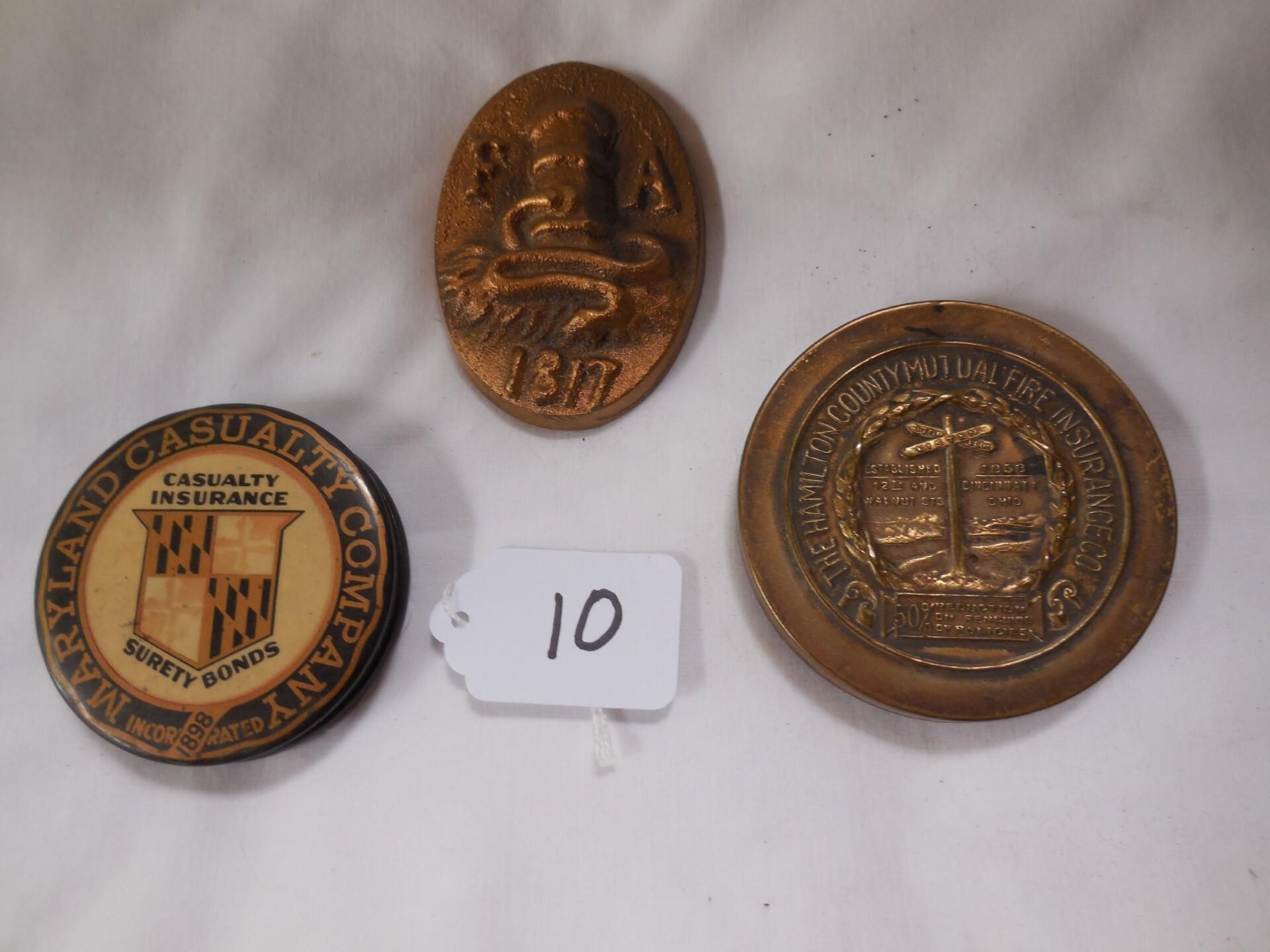 3 paperweights